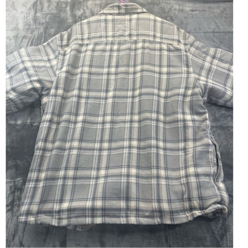 WRANGLER Mens 3XL Sherpa Lined Flannel Shirt Jacket - Picture 3 of 7